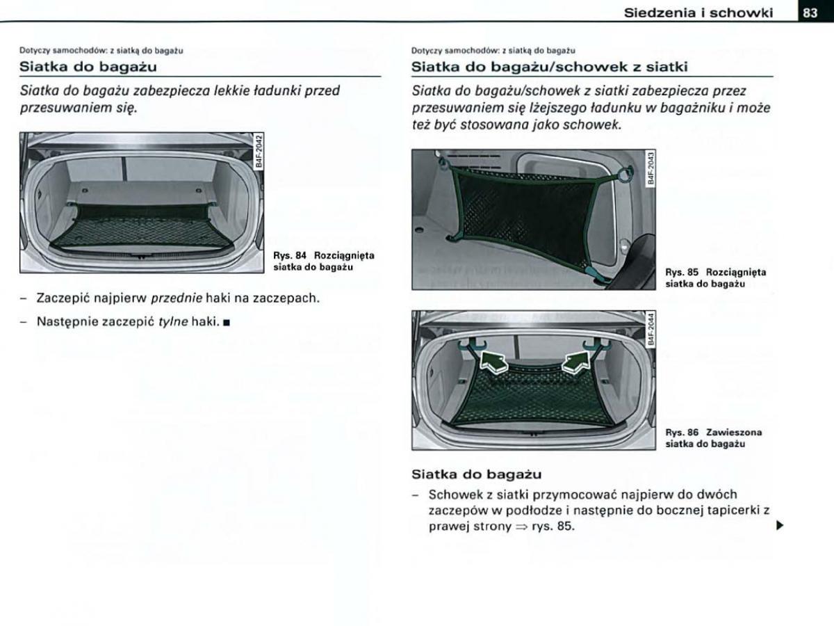 manual Audi A6 Audi A6 C6 instrukcja / page 83