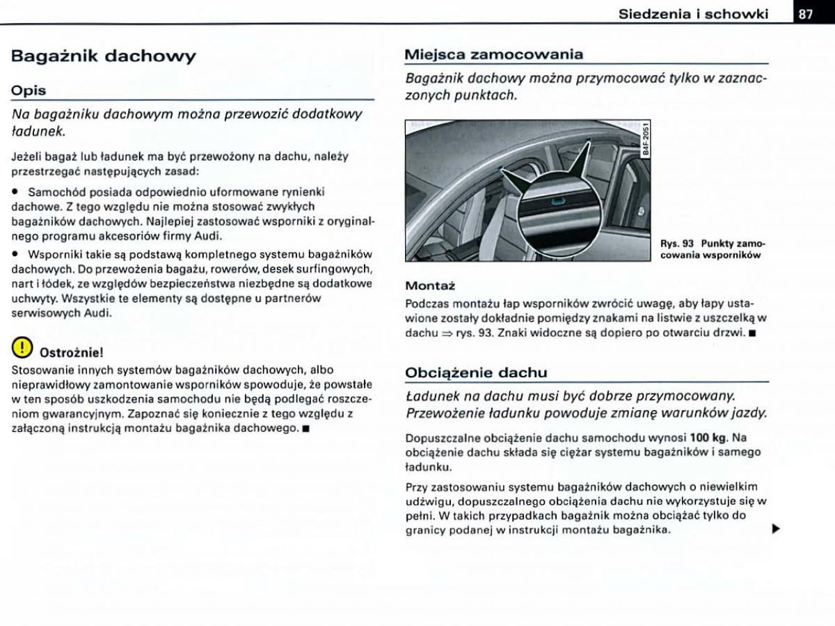 manual Audi A6 Audi A6 C6 instrukcja / page 87