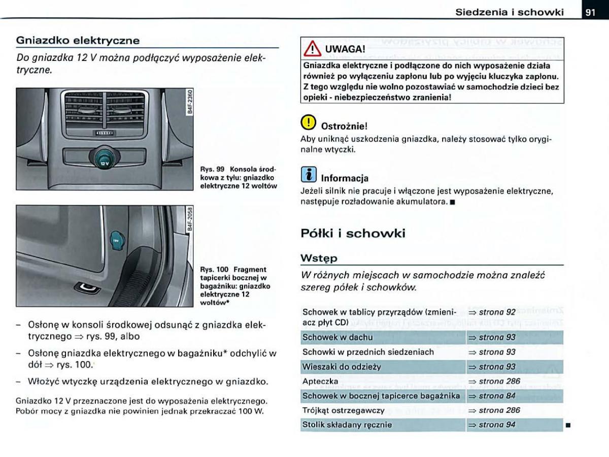 manual Audi A6 Audi A6 C6 instrukcja / page 91