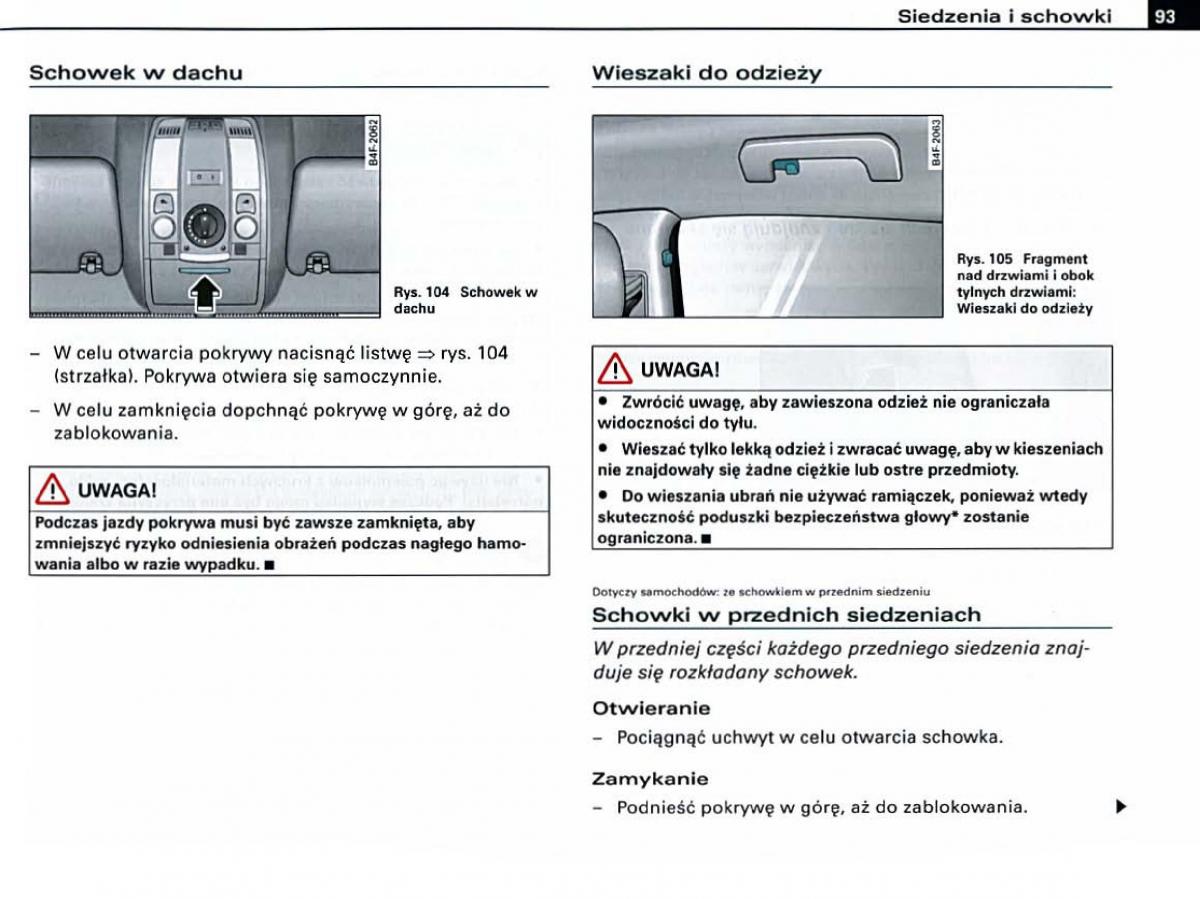 manual Audi A6 Audi A6 C6 instrukcja / page 93