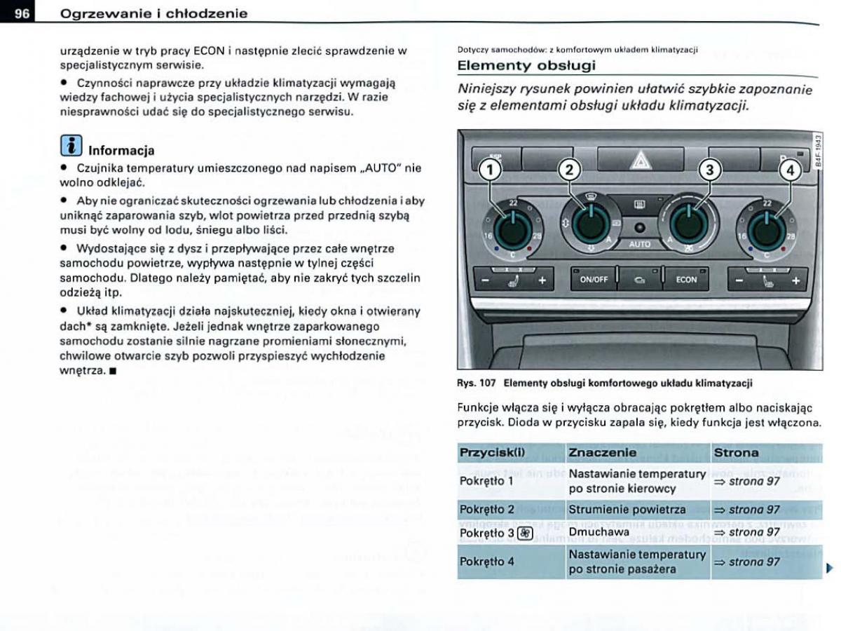 manual Audi A6 Audi A6 C6 instrukcja / page 96