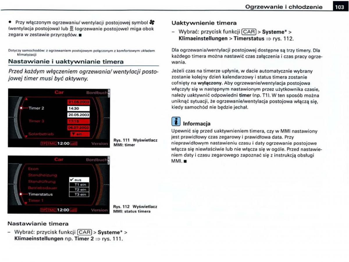 manual Audi A6 Audi A6 C6 instrukcja / page 103