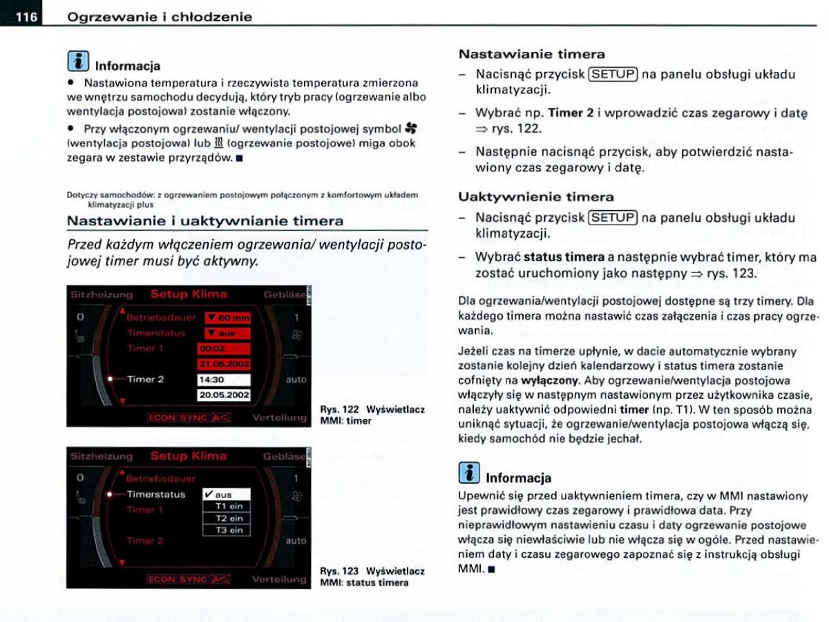 manual Audi A6 Audi A6 C6 instrukcja / page 116