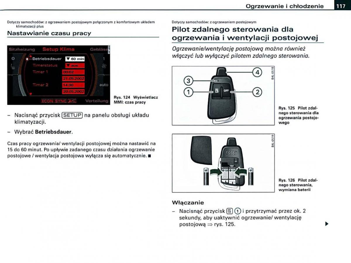 manual Audi A6 Audi A6 C6 instrukcja / page 117