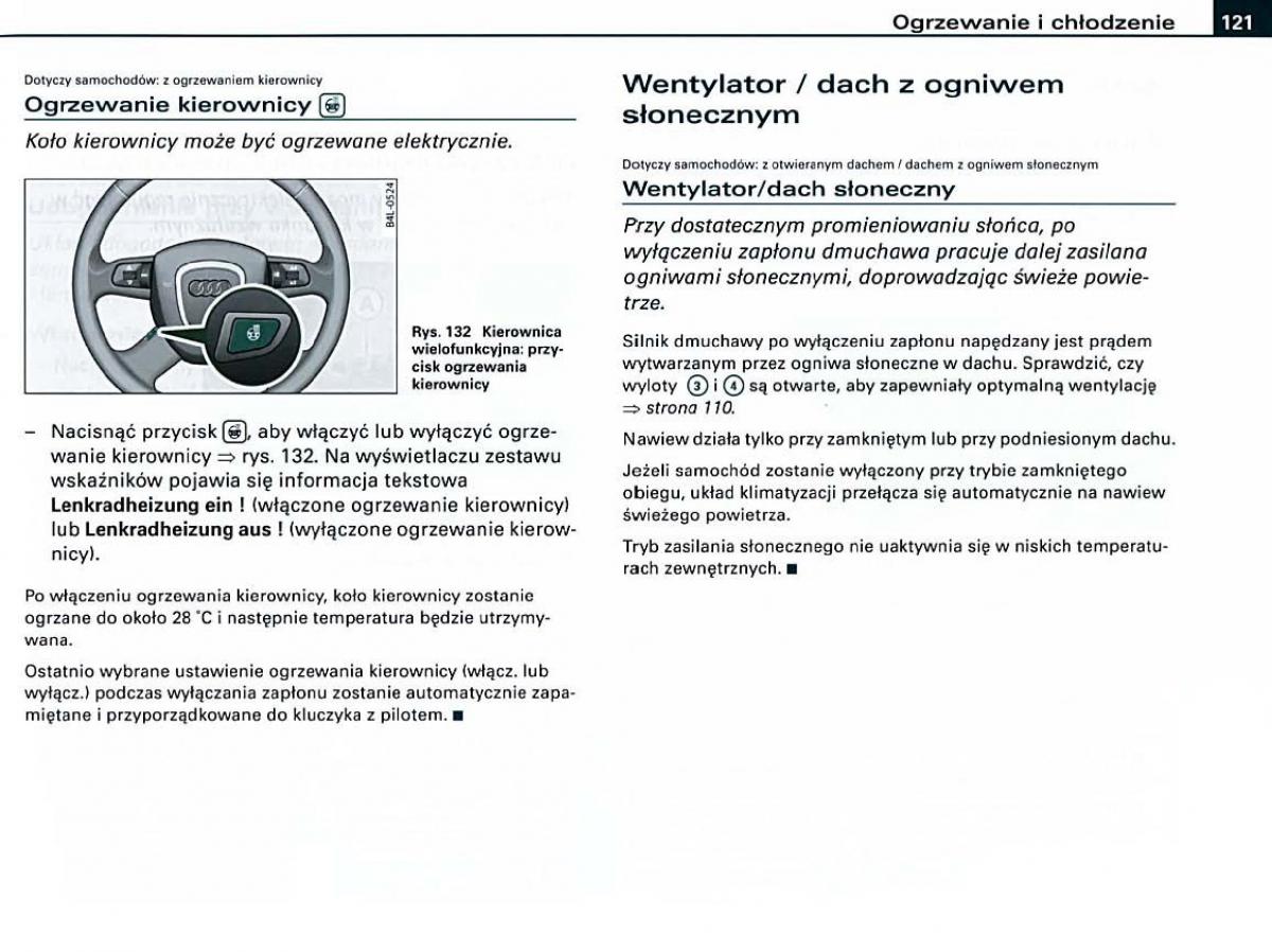 manual Audi A6 Audi A6 C6 instrukcja / page 121