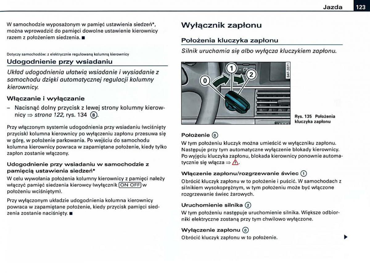 manual Audi A6 Audi A6 C6 instrukcja / page 123