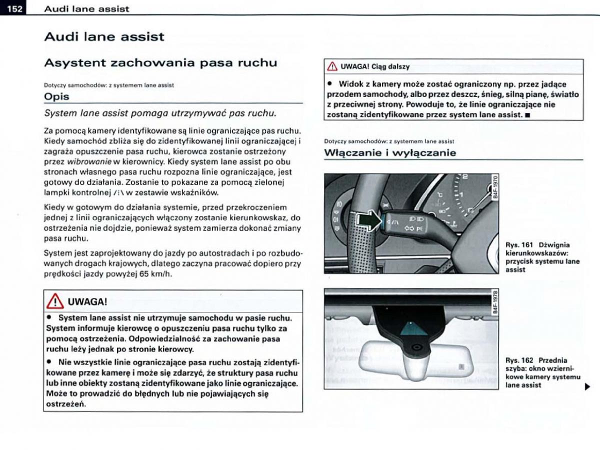 manual Audi A6 Audi A6 C6 instrukcja / page 152