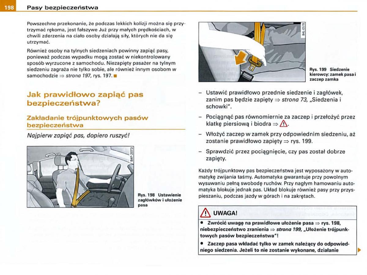 manual Audi A6 Audi A6 C6 instrukcja / page 196