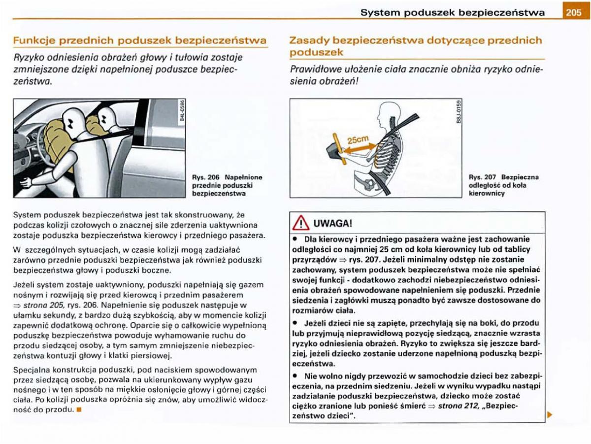 manual Audi A6 Audi A6 C6 instrukcja / page 203