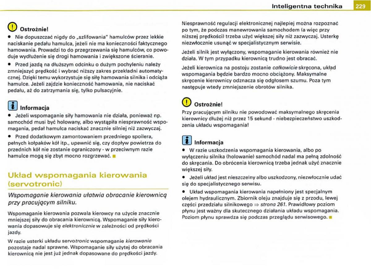 manual Audi A6 Audi A6 C6 instrukcja / page 225