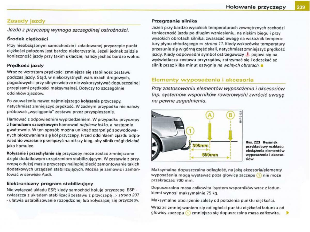 manual Audi A6 Audi A6 C6 instrukcja / page 235