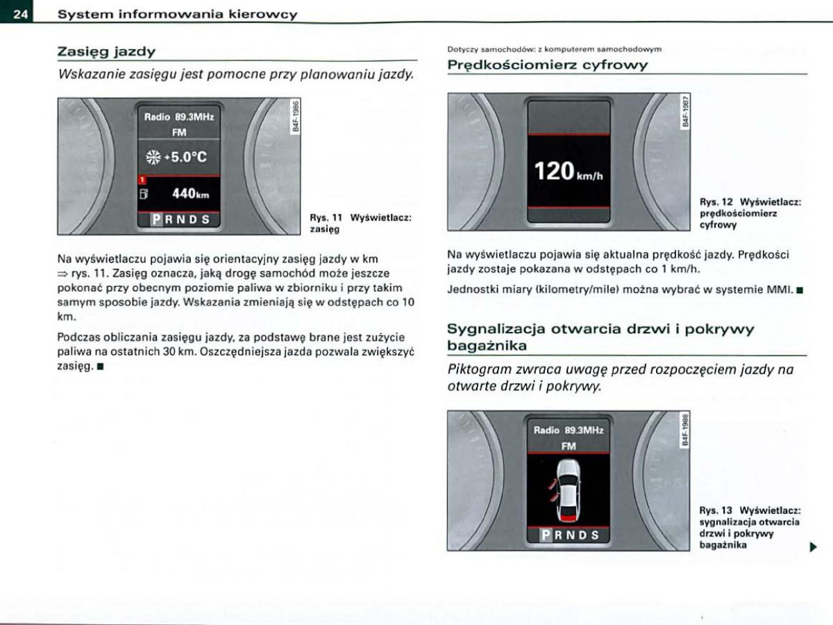manual Audi A6 Audi A6 C6 instrukcja / page 24
