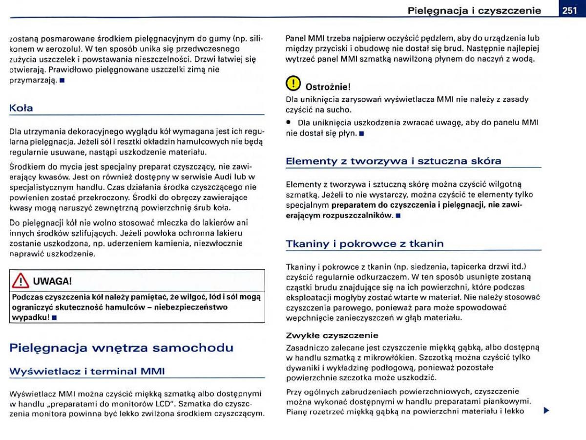 manual Audi A6 Audi A6 C6 instrukcja / page 245