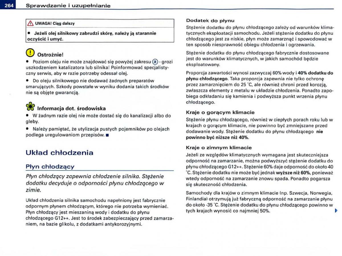 manual Audi A6 Audi A6 C6 instrukcja / page 258