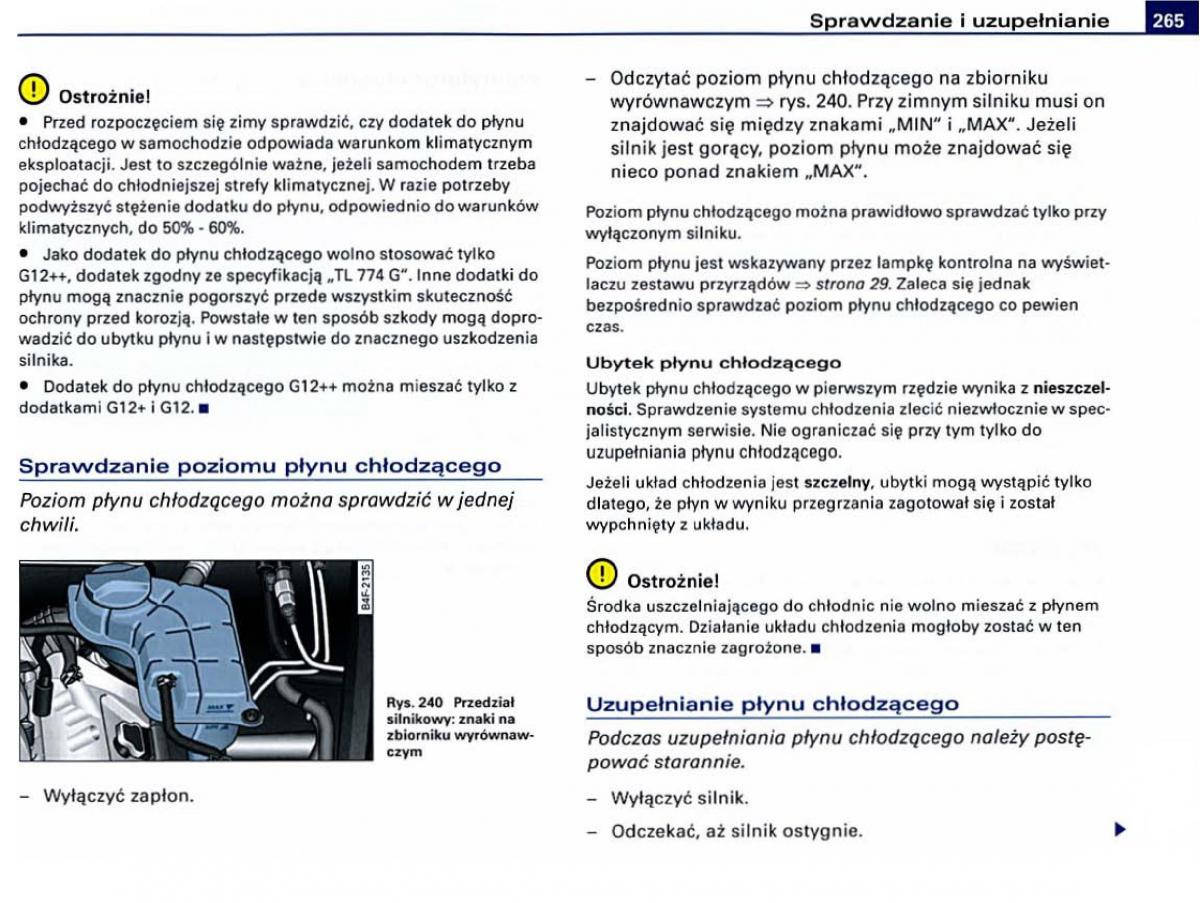 manual Audi A6 Audi A6 C6 instrukcja / page 259