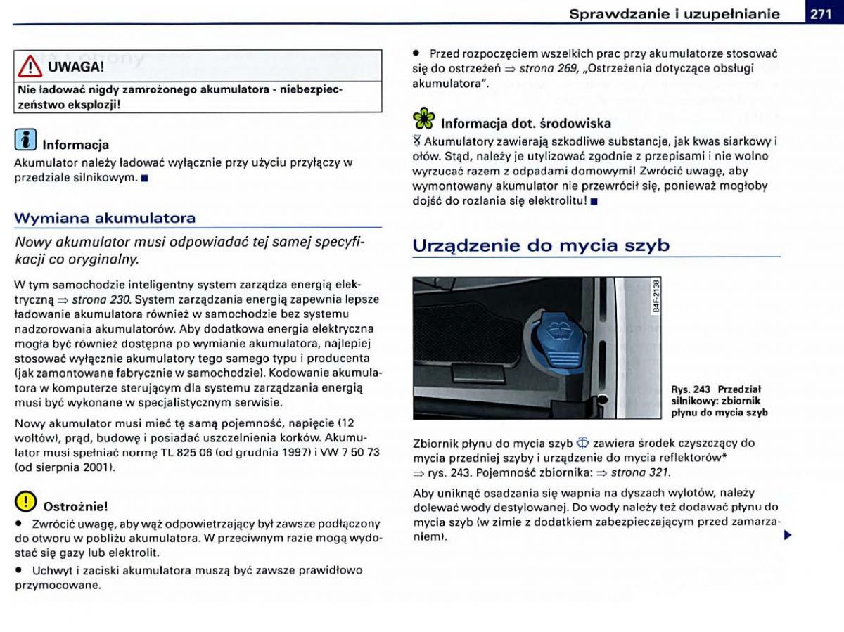 manual Audi A6 Audi A6 C6 instrukcja / page 265