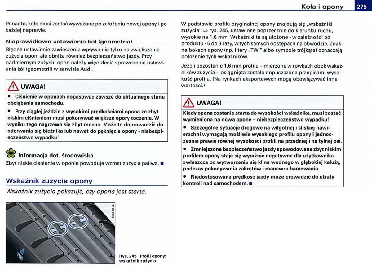 manual Audi A6 Audi A6 C6 instrukcja / page 269