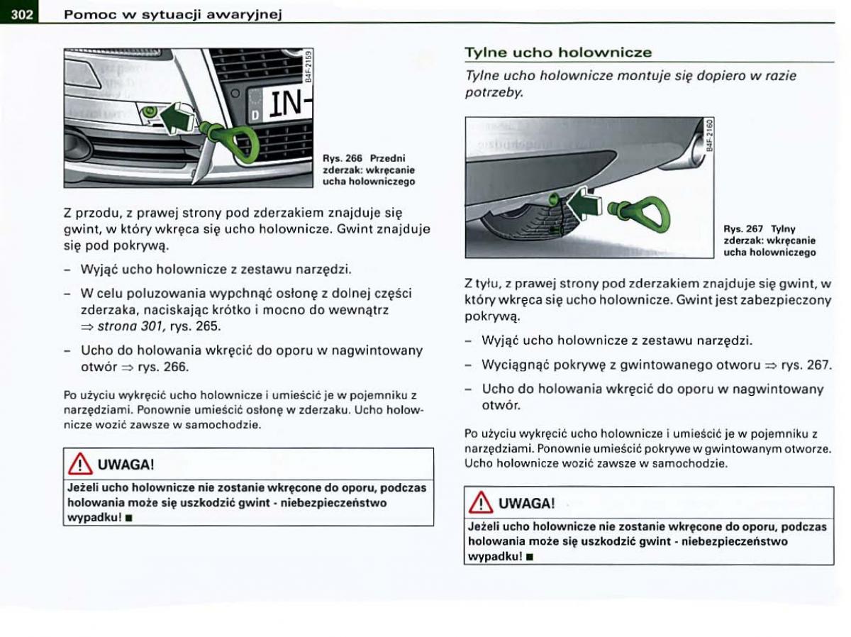 manual Audi A6 Audi A6 C6 instrukcja / page 294