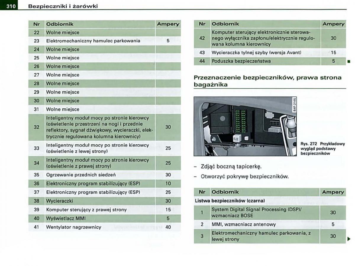 manual Audi A6 Audi A6 C6 instrukcja / page 302