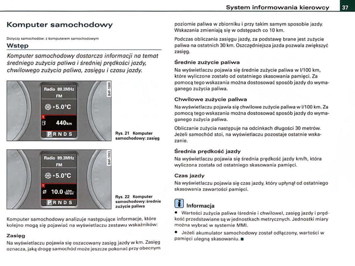 manual Audi A6 Audi A6 C6 instrukcja / page 37