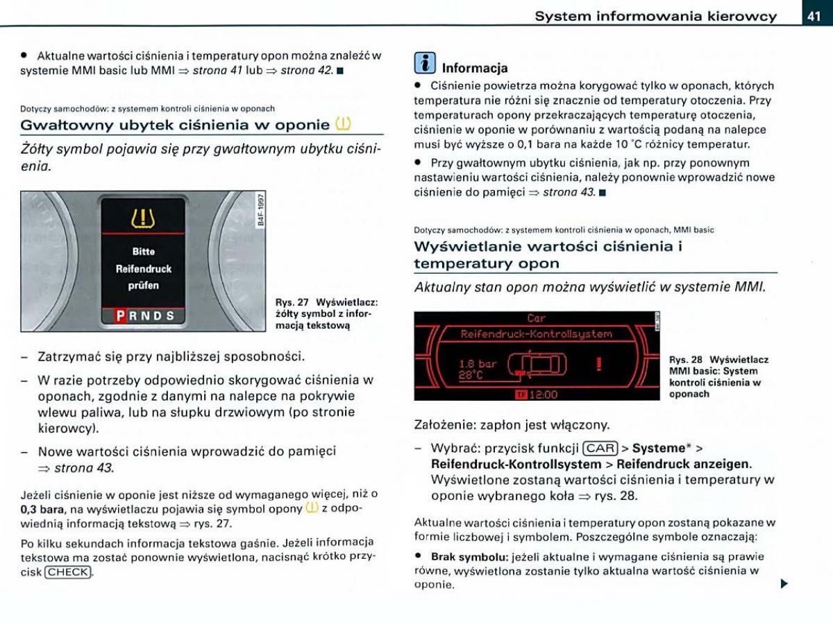 manual Audi A6 Audi A6 C6 instrukcja / page 41