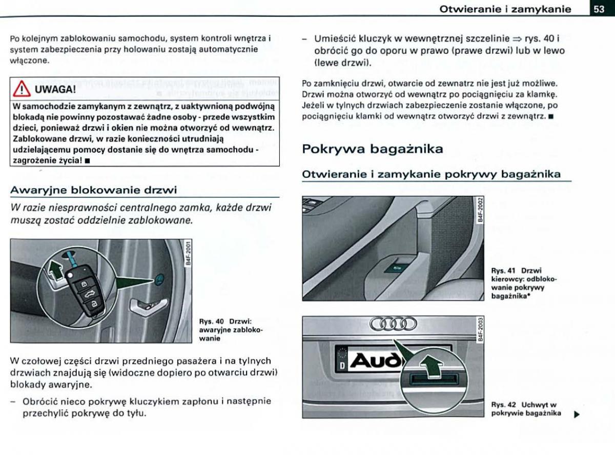 manual Audi A6 Audi A6 C6 instrukcja / page 53