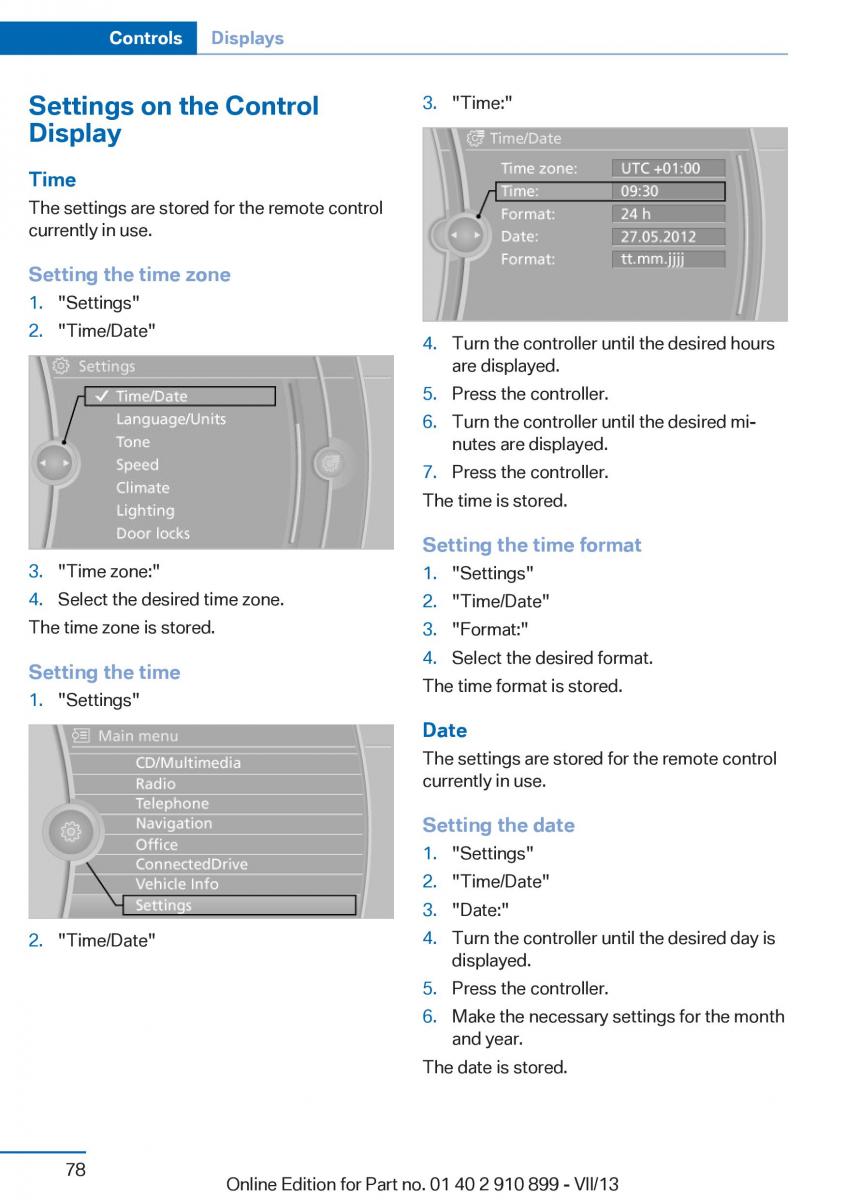 BMW X6 M Power F16 owners manual / page 78