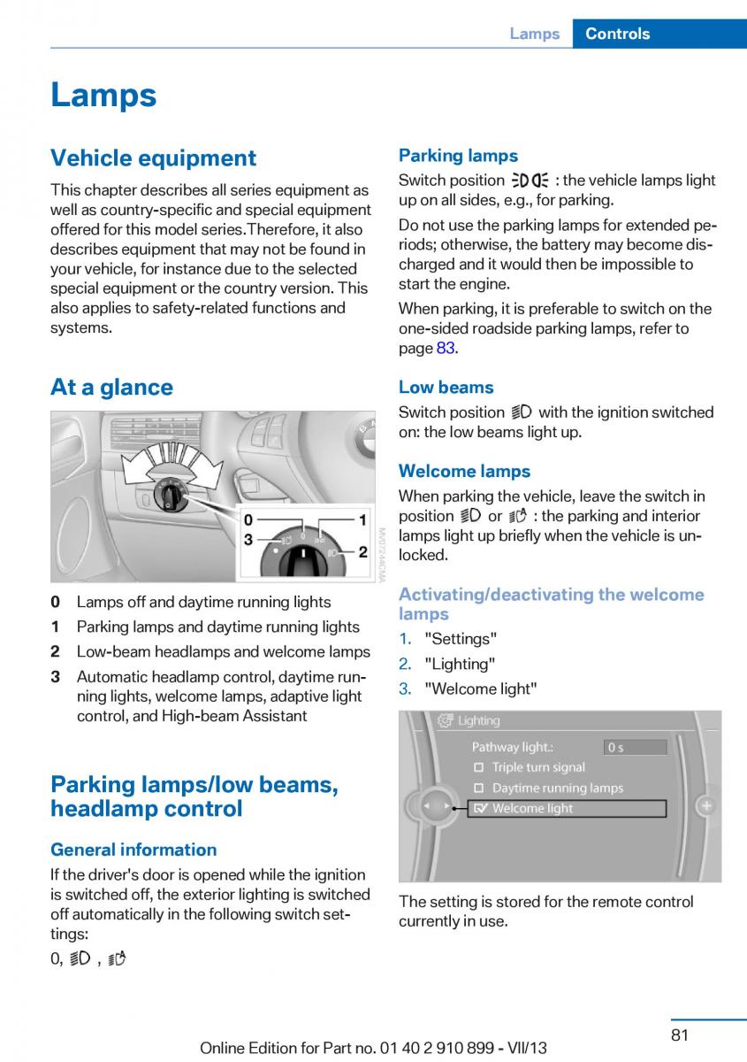 BMW X6 M Power F16 owners manual / page 81