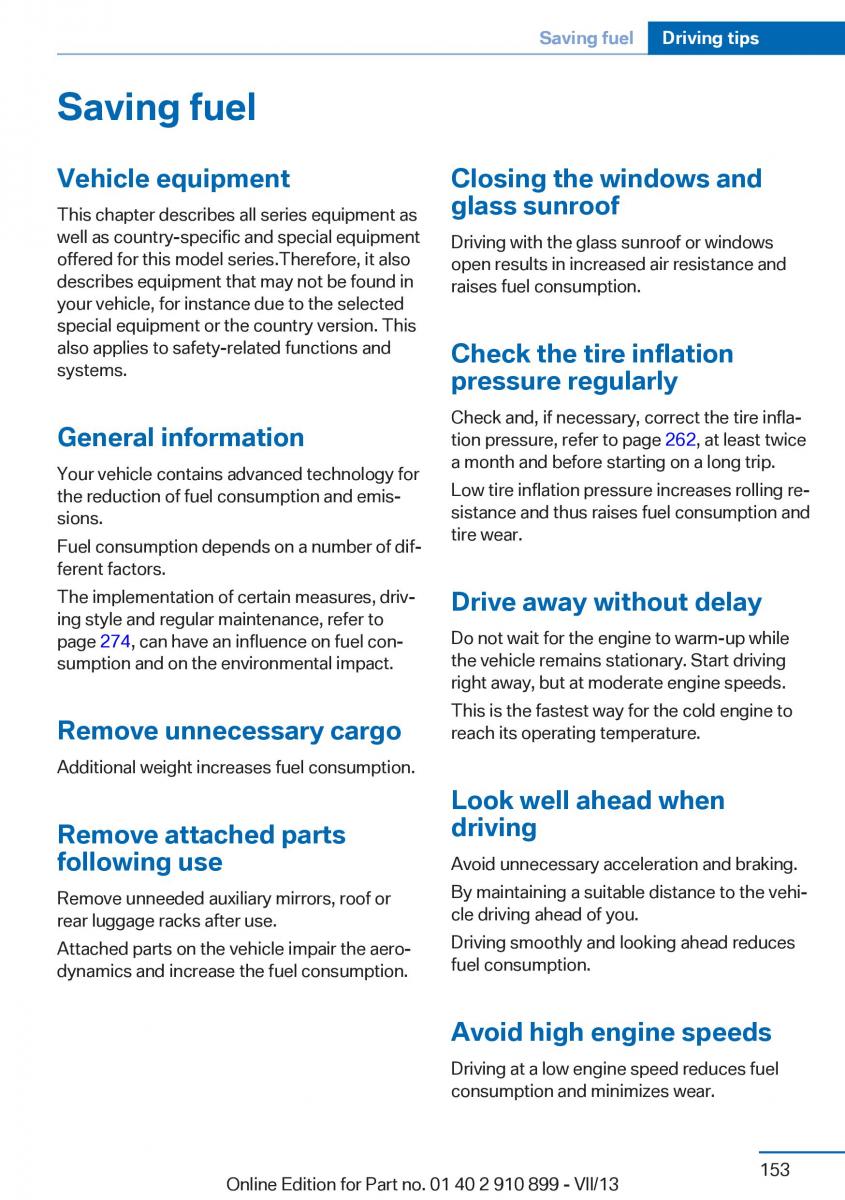 BMW X6 M Power F16 owners manual / page 153