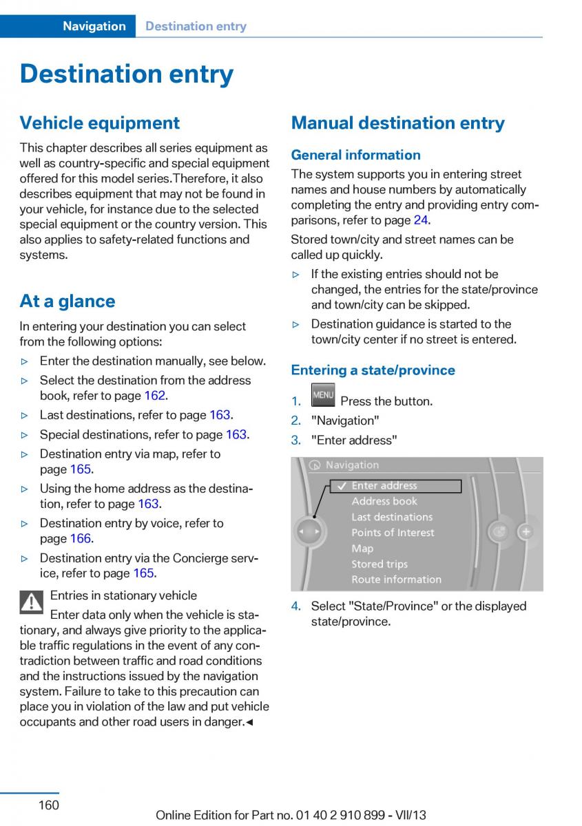 BMW X6 M Power F16 owners manual / page 160