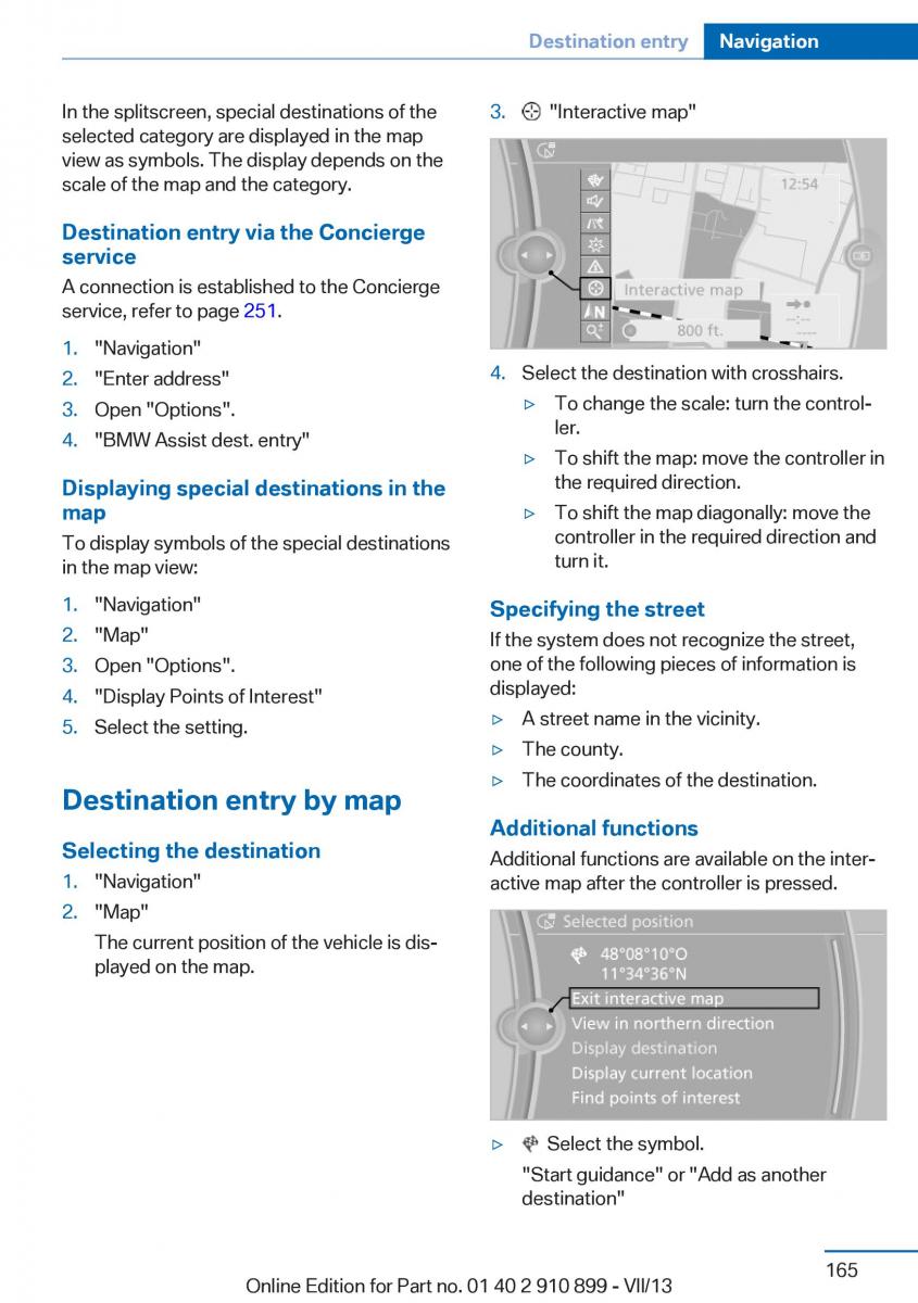 BMW X6 M Power F16 owners manual / page 165