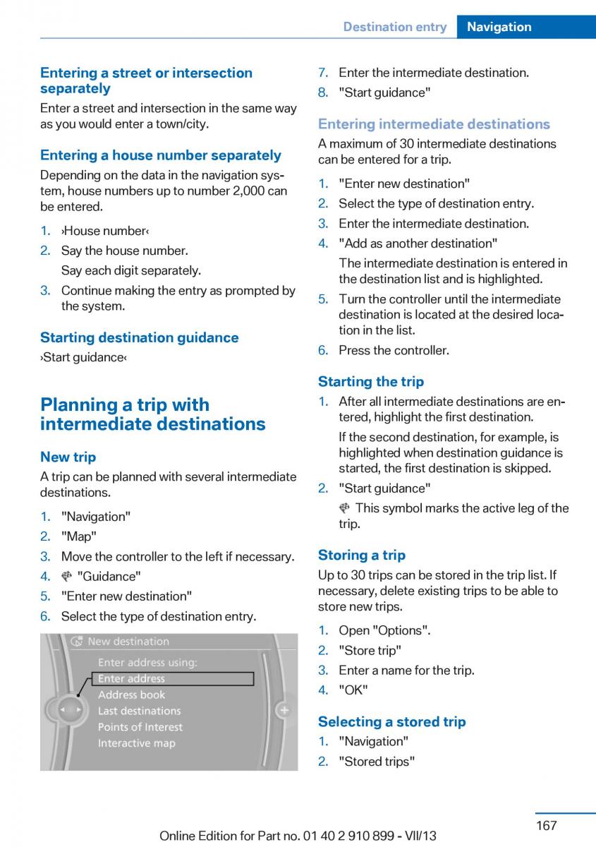 BMW X6 M Power F16 owners manual / page 167