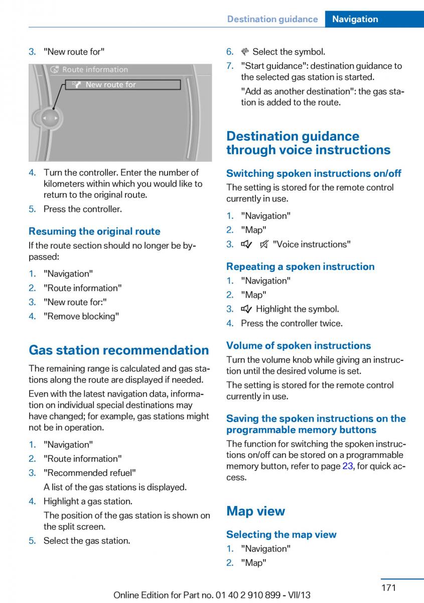 BMW X6 M Power F16 owners manual / page 171