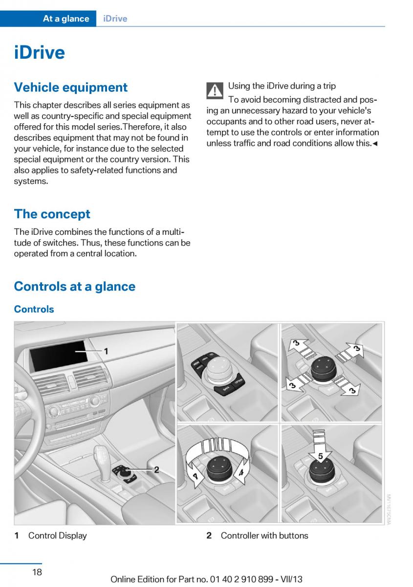 BMW X6 M Power F16 owners manual / page 18