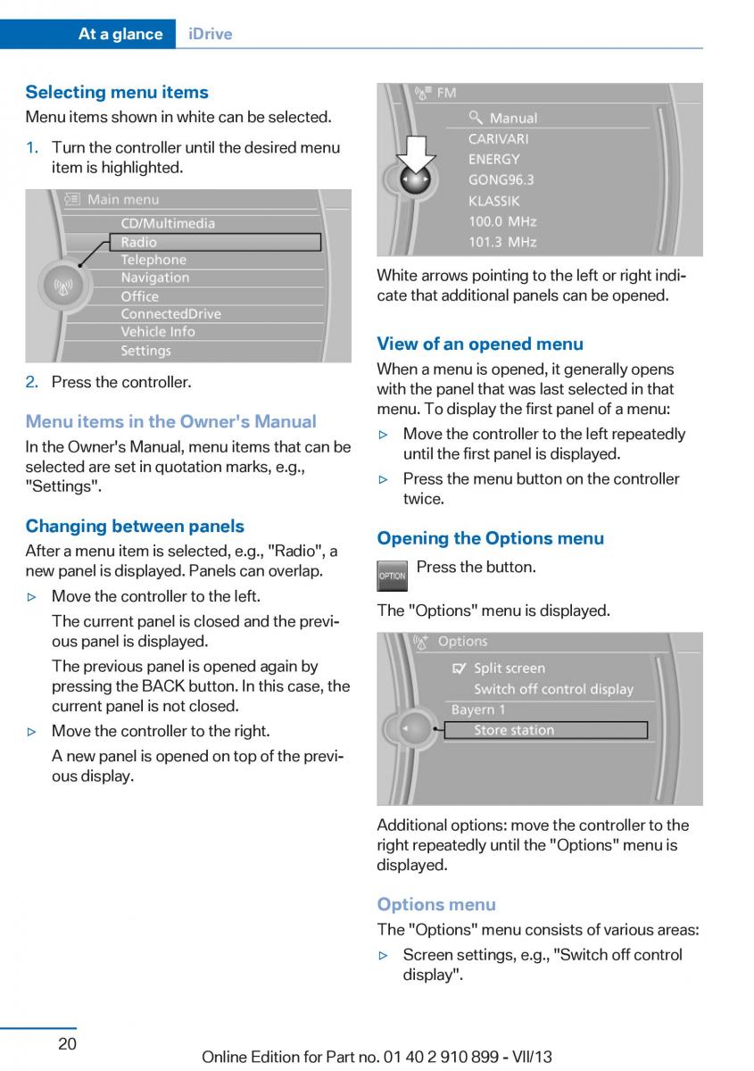 BMW X6 M Power F16 owners manual / page 20