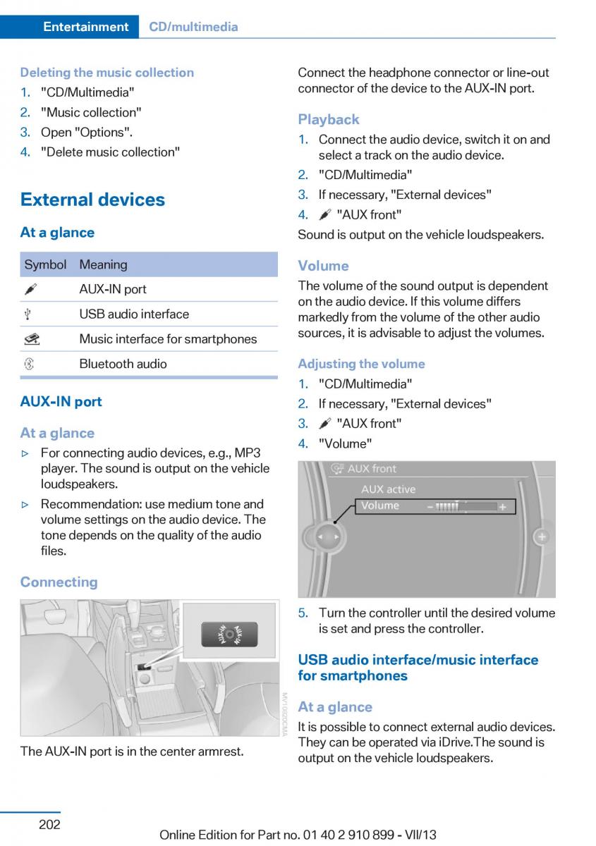 BMW X6 M Power F16 owners manual / page 202