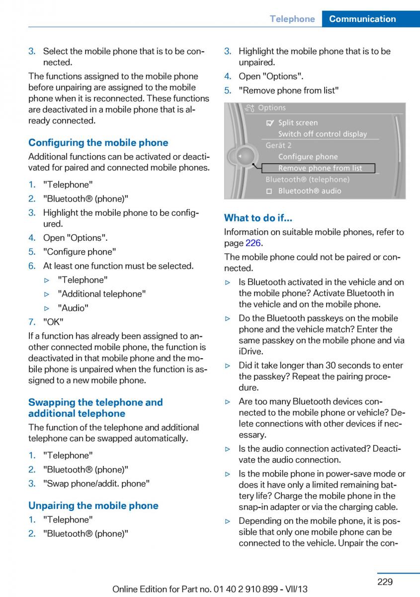 BMW X6 M Power F16 owners manual / page 229