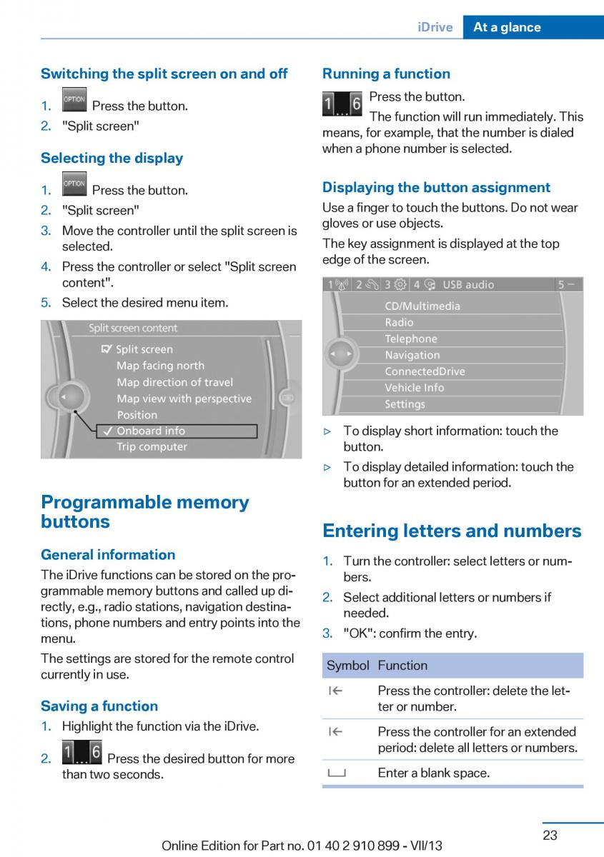 BMW X6 M Power F16 owners manual / page 23