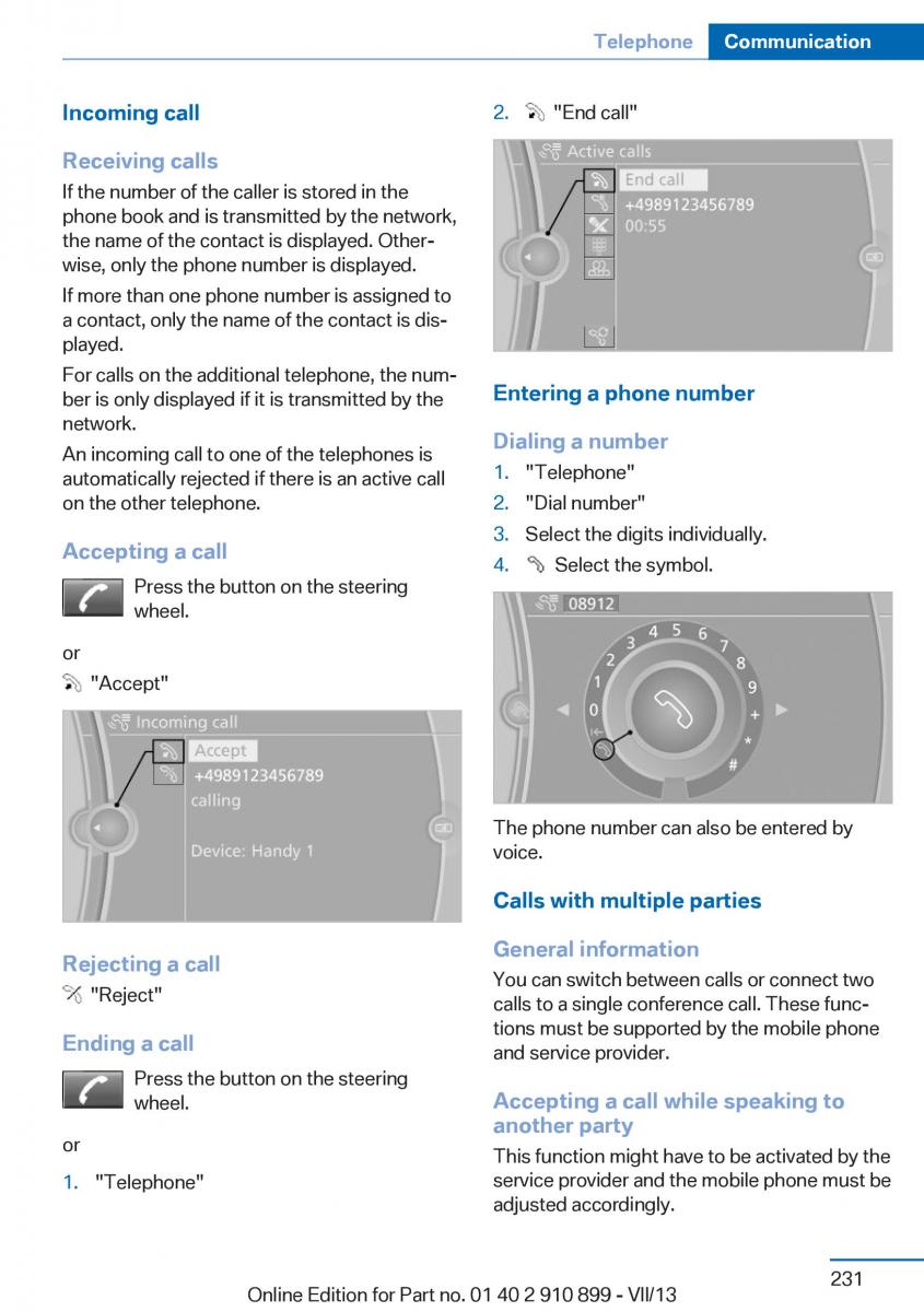 BMW X6 M Power F16 owners manual / page 231