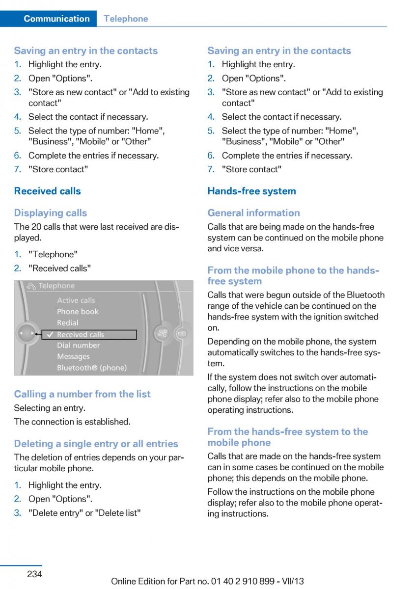 BMW X6 M Power F16 owners manual / page 234