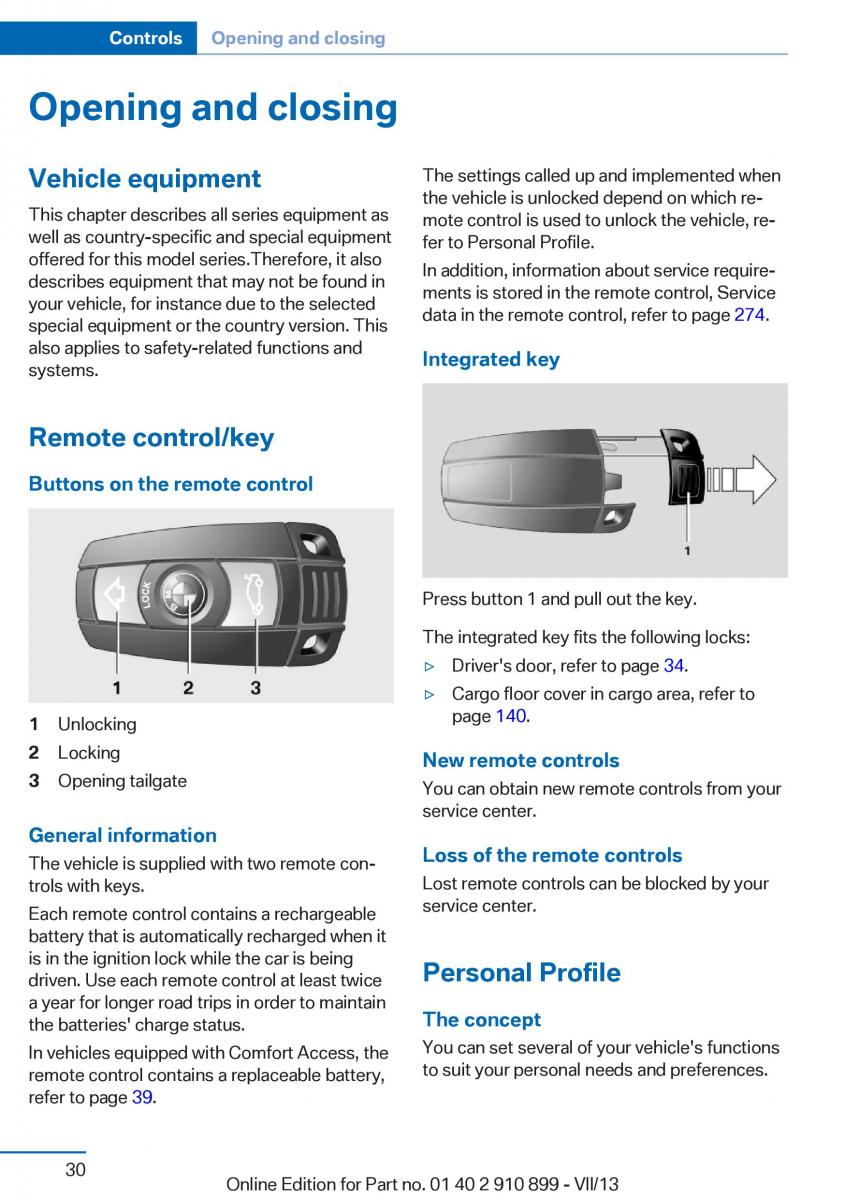 BMW X6 M Power F16 owners manual / page 30