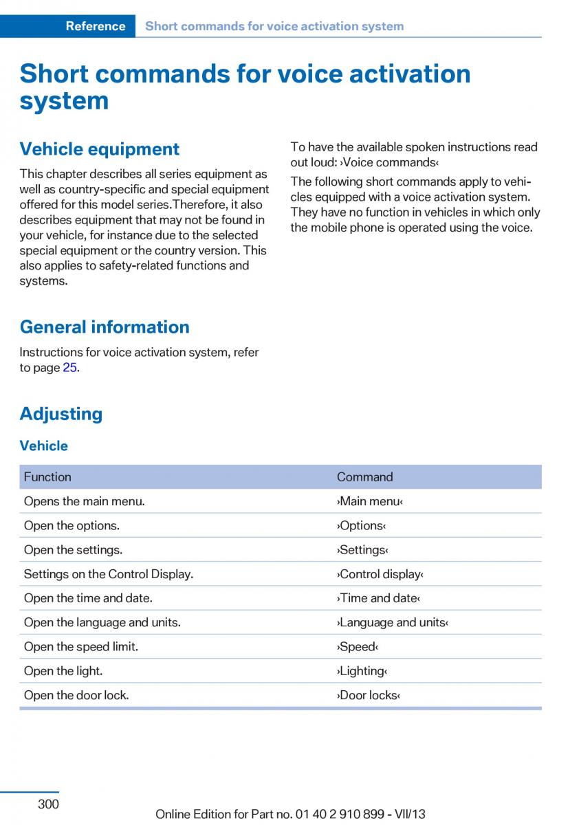 BMW X6 M Power F16 owners manual / page 300