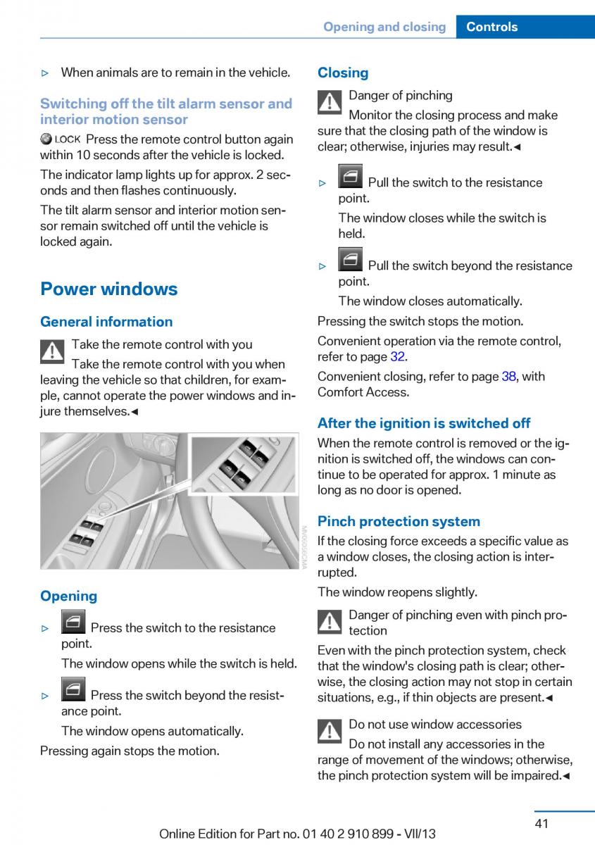 BMW X6 M Power F16 owners manual / page 41