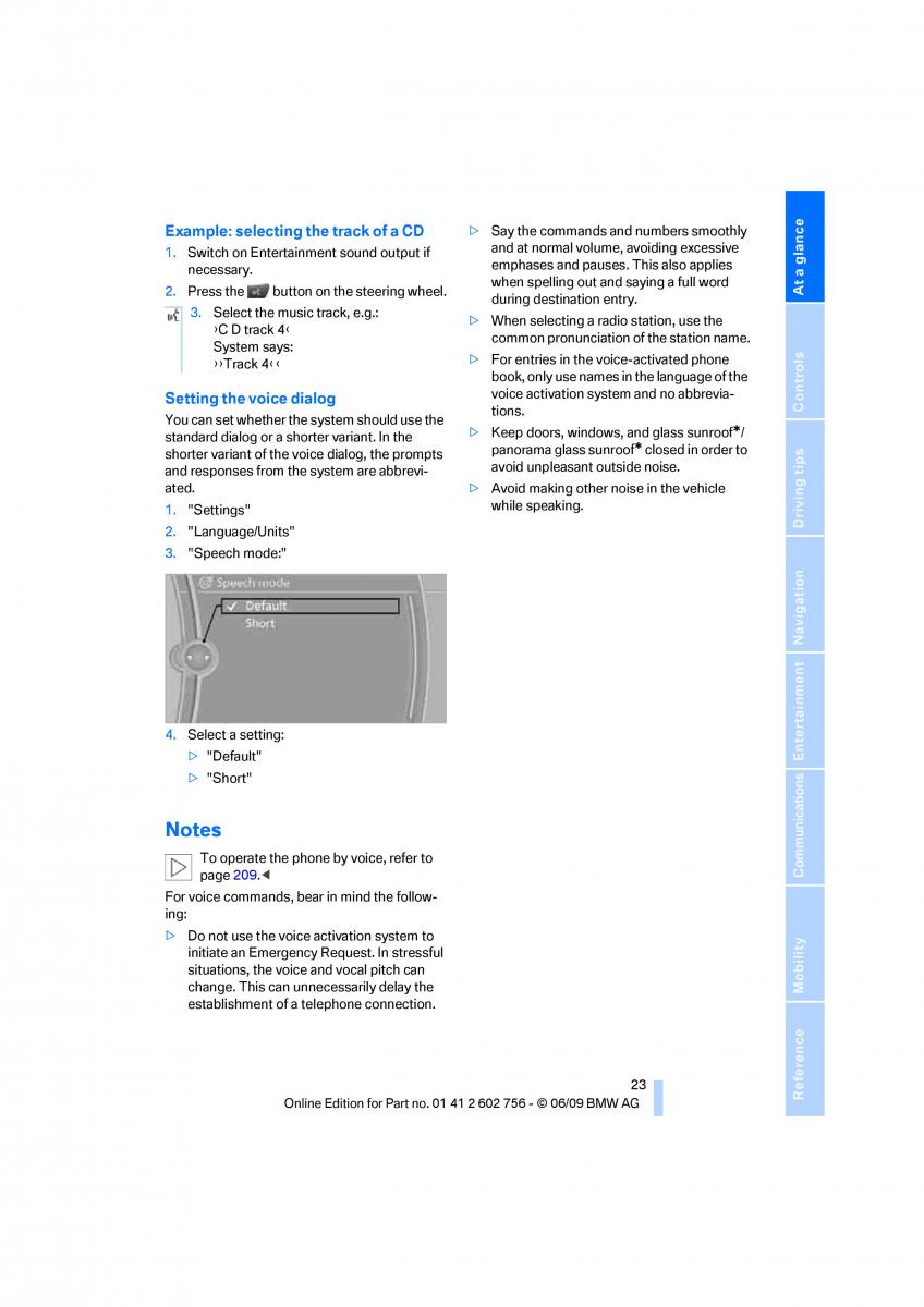 BMW X5 X6 E71 E72 owners manual / page 25