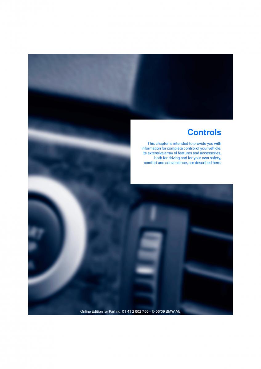 BMW X5 X6 E71 E72 owners manual / page 27