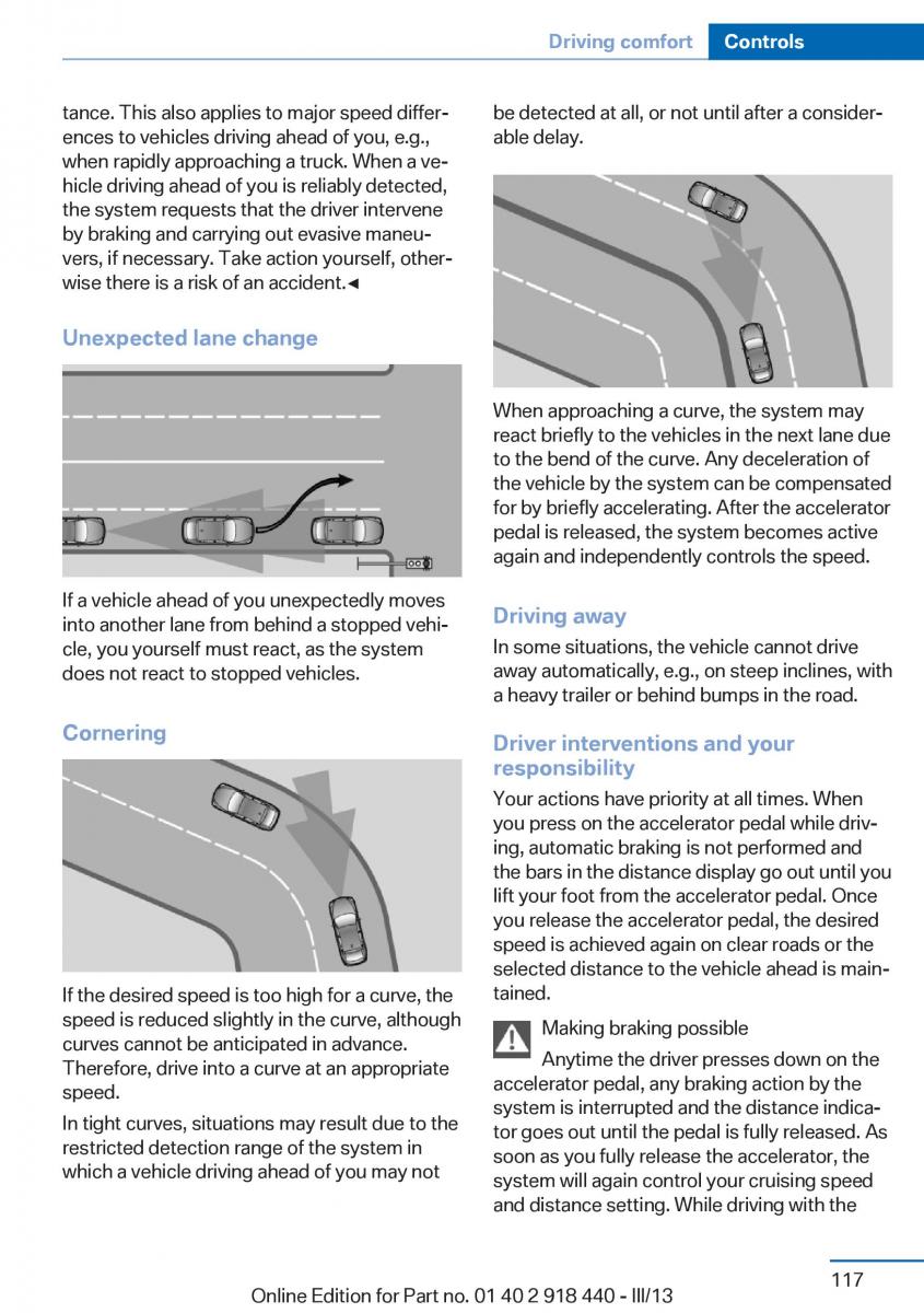 BMW X5 X6 F15 F16 owners manual / page 117