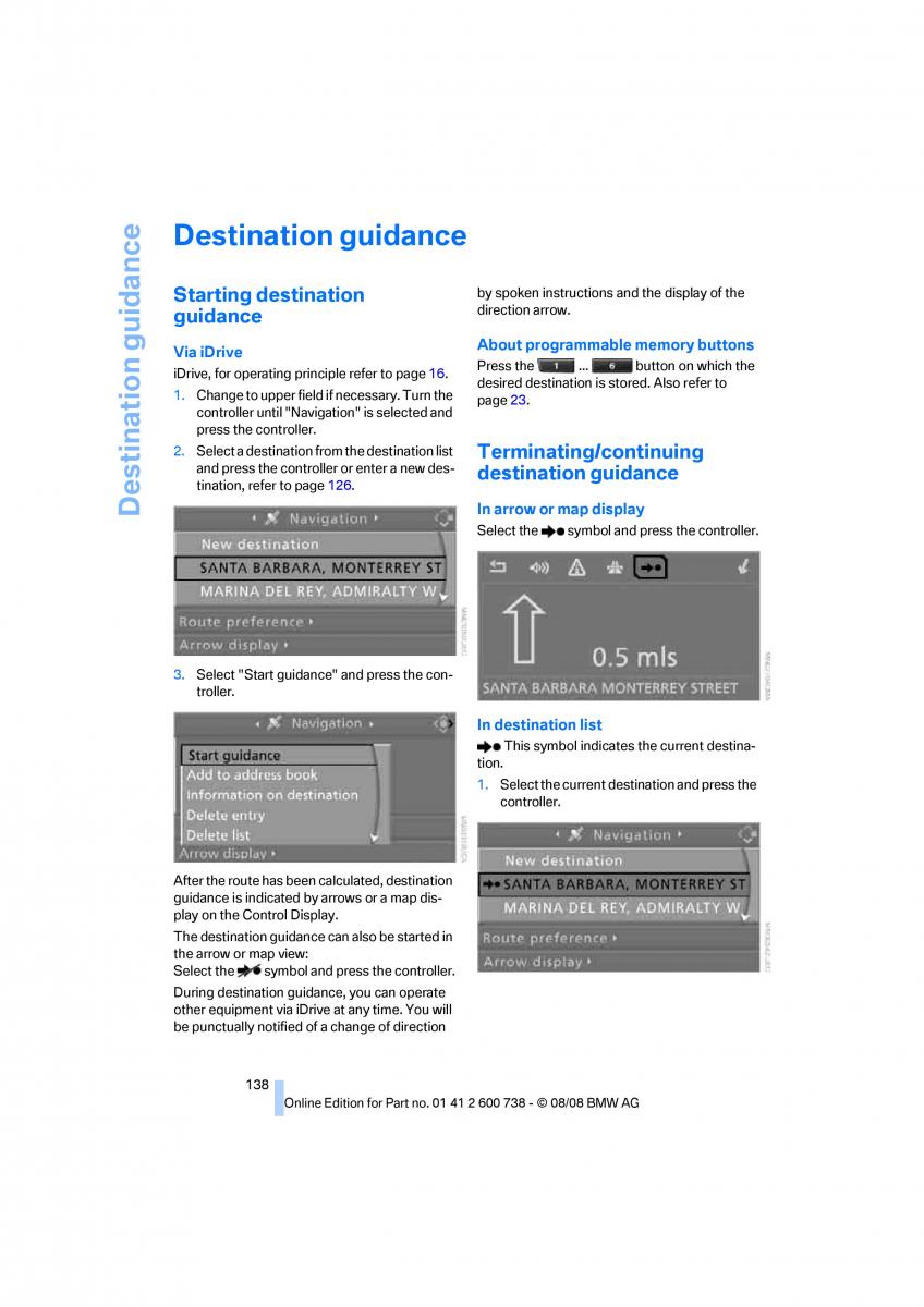 BMW M5 E60 M Power owners manual / page 140