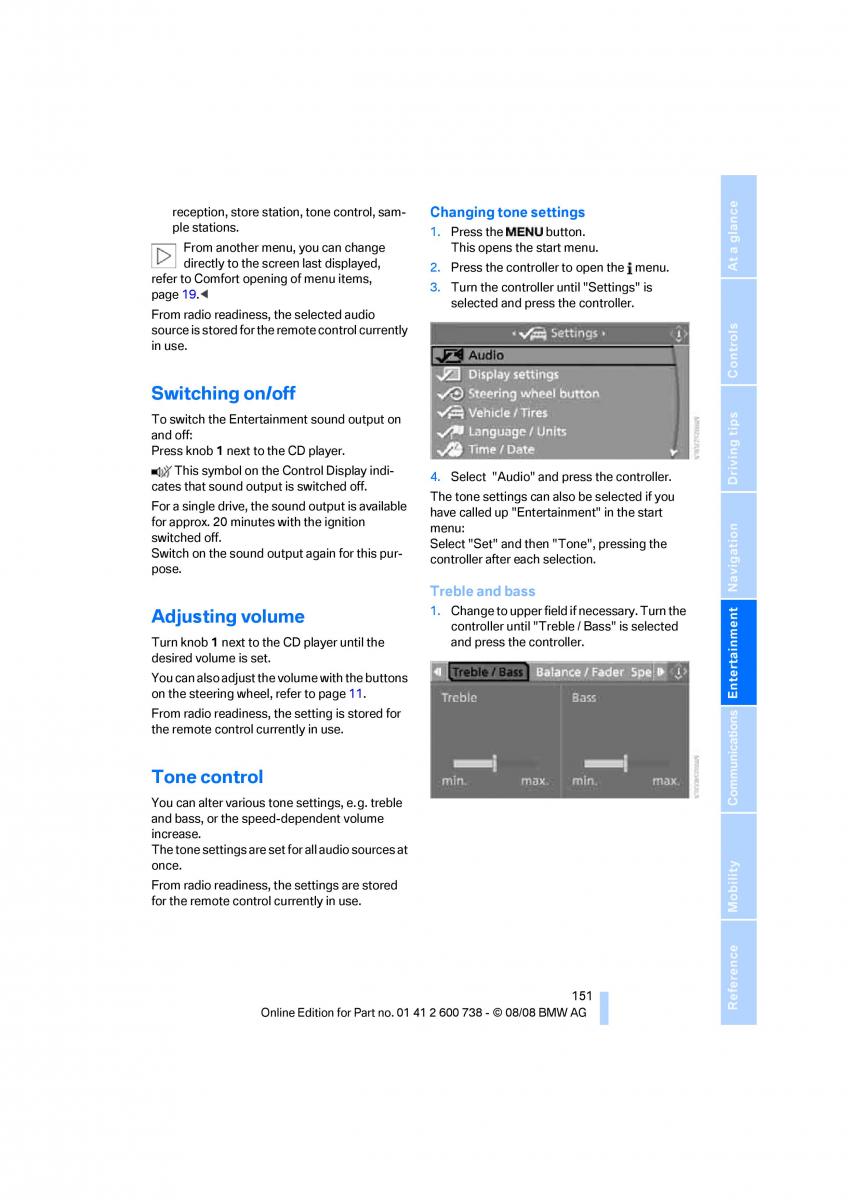 BMW M5 E60 M Power owners manual / page 153