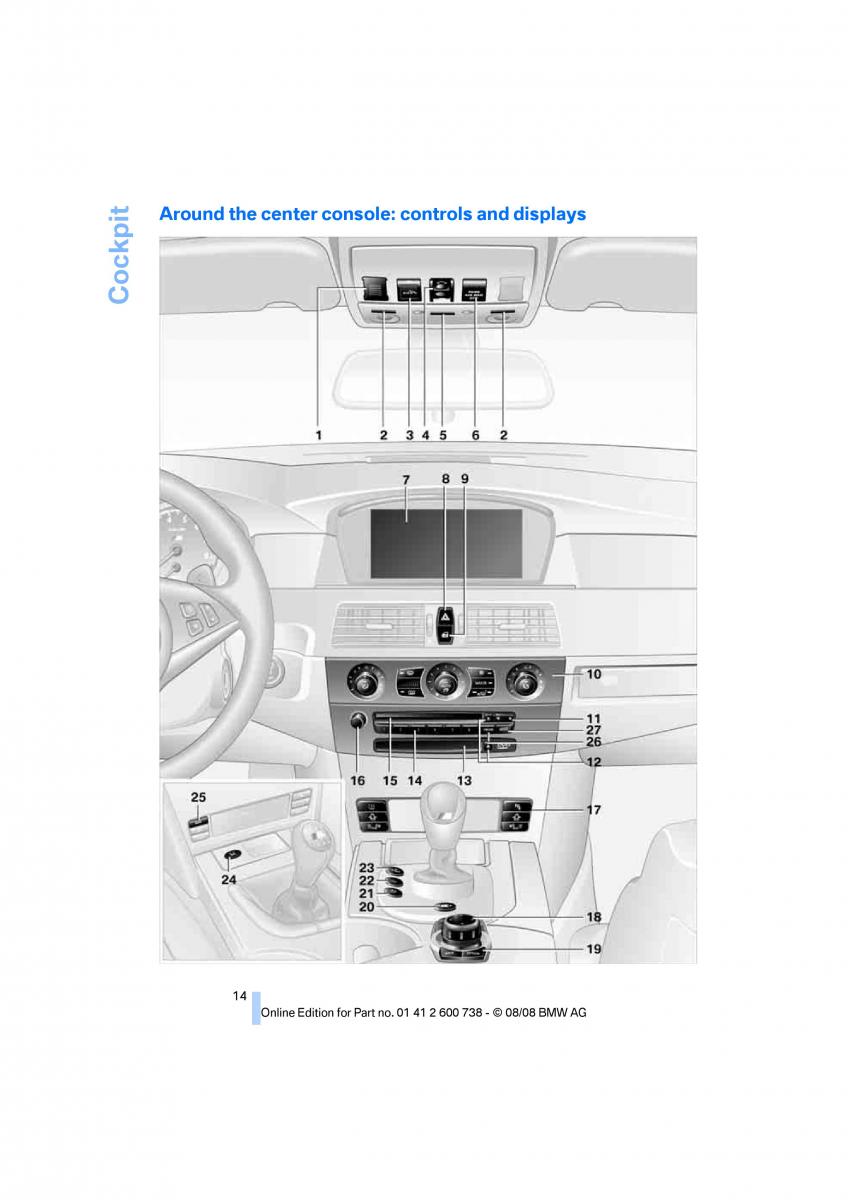 BMW M5 E60 M Power owners manual / page 16