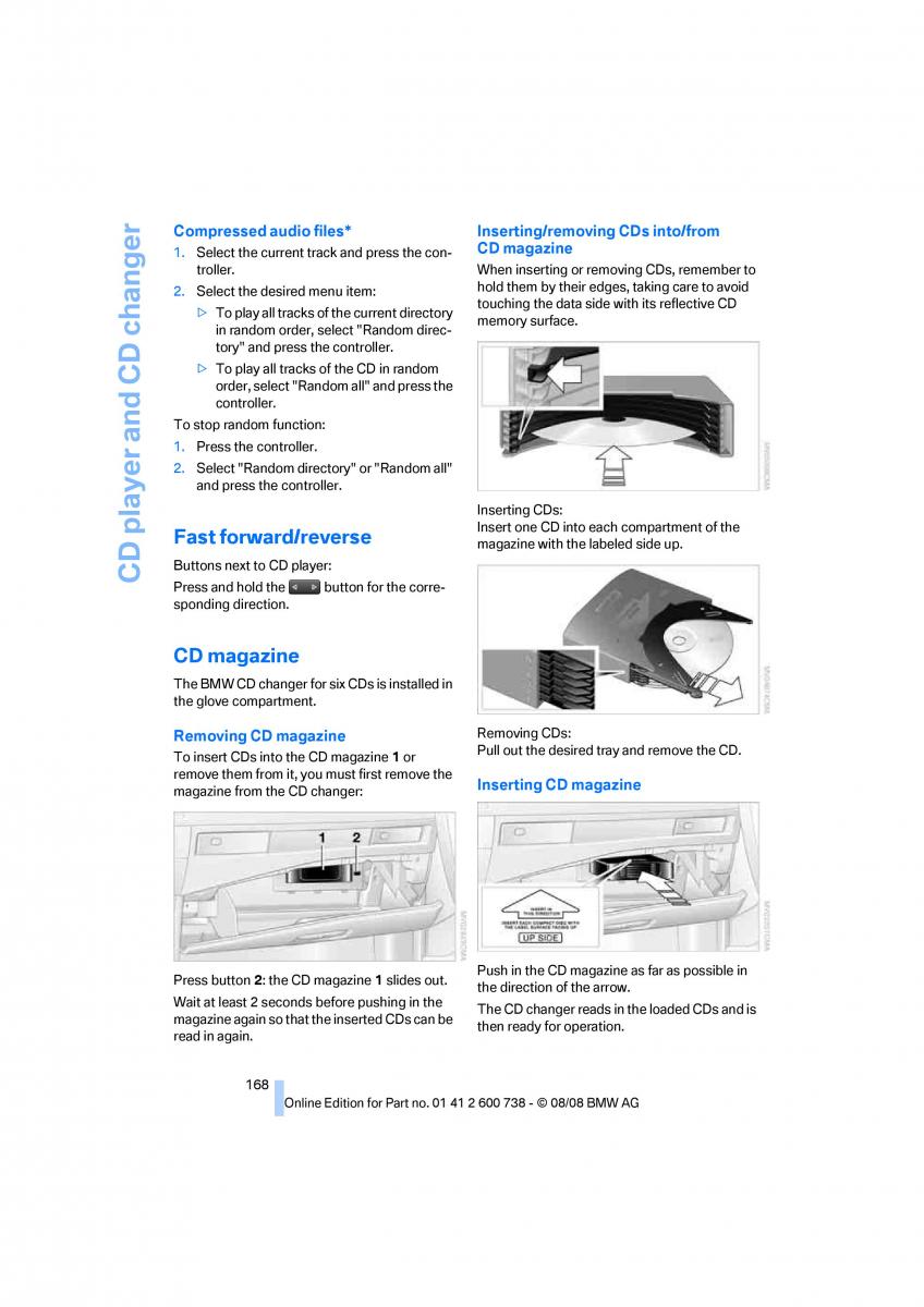 BMW M5 E60 M Power owners manual / page 170